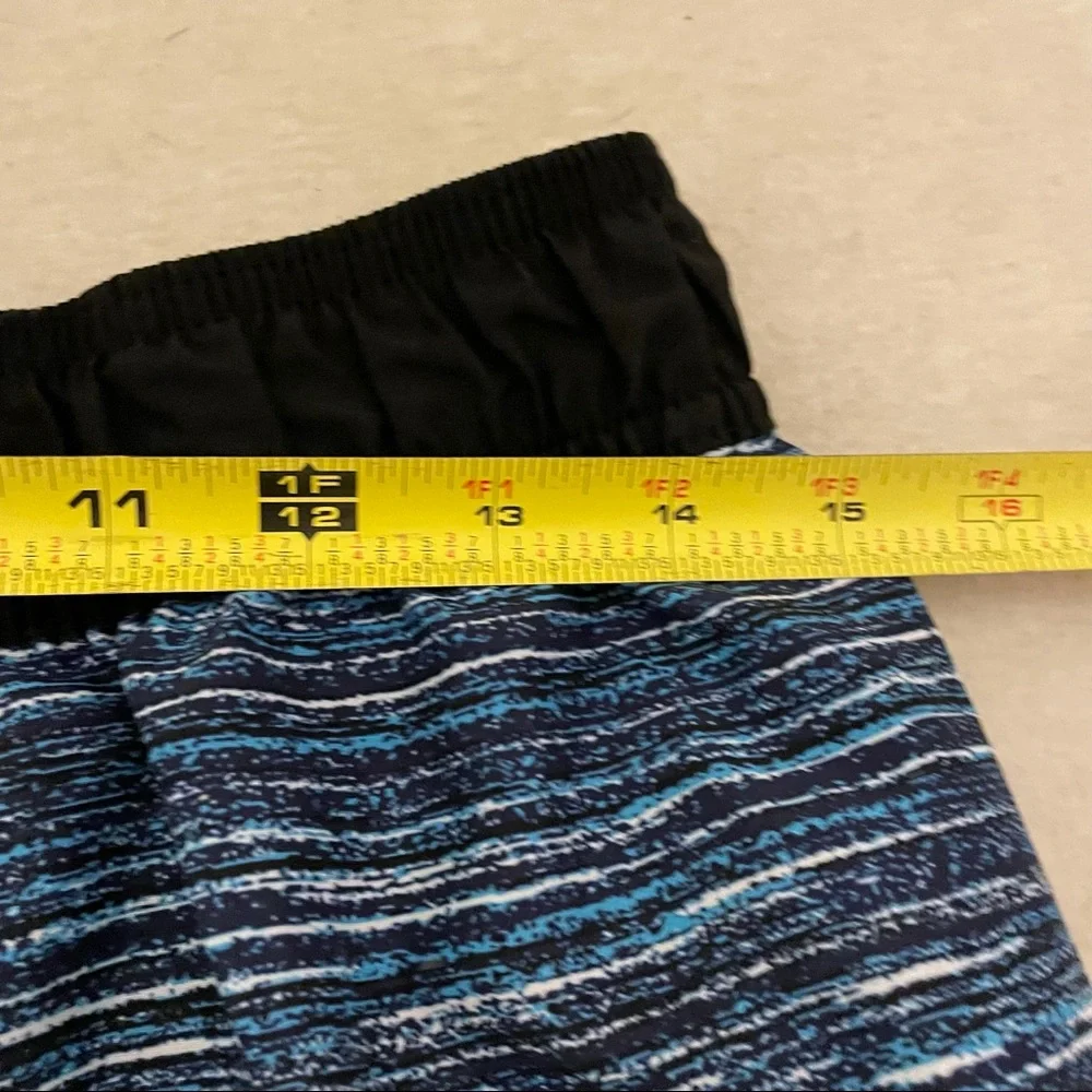 Adidas Mens Blue and Black Swim Short size M‎